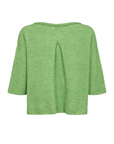 Nümph - Nuriette Pleat Pullover Strik - Poison Green 
